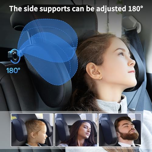 QRabbit Car Headrest Pillow with Phone Holder