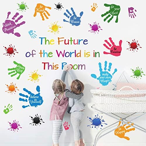 Colorful Inspirational Wall Decals for Kids Bedroom and Nursery Decor