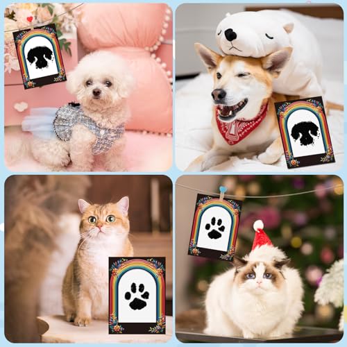 Rainbow Bridge Pet Footprint Kit for Grief Relief