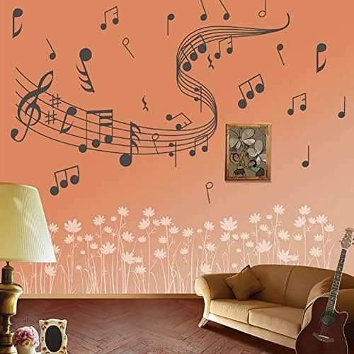 HILUCK Music Wall Art Sticker Decals Decor