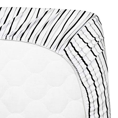 American Baby Company Printed 100 Cotton Knit Changing Table Pad Cover - Contoured Fit for Boys and Girls