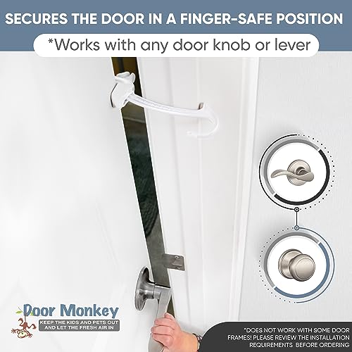 Door Monkey Baby Safety Door Lock with Pinch Guard