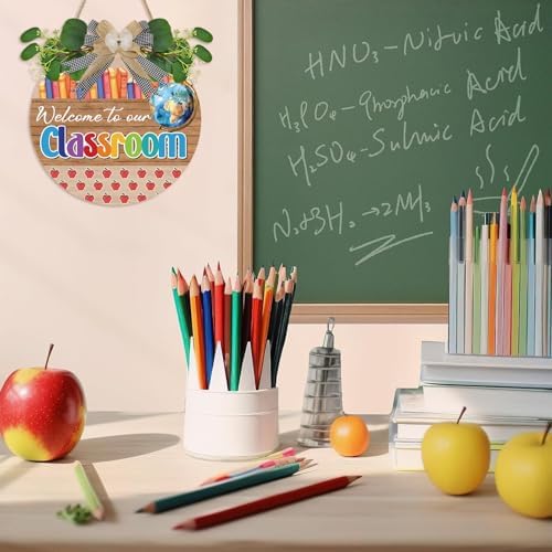 3D Classroom Door Sign Welcome Welcome Back to School Decor