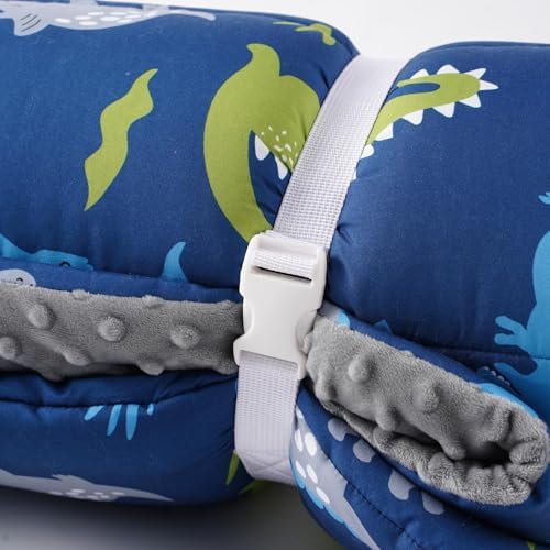 Bunnikins Clover Toddler Nap Mat with Pillow 1
