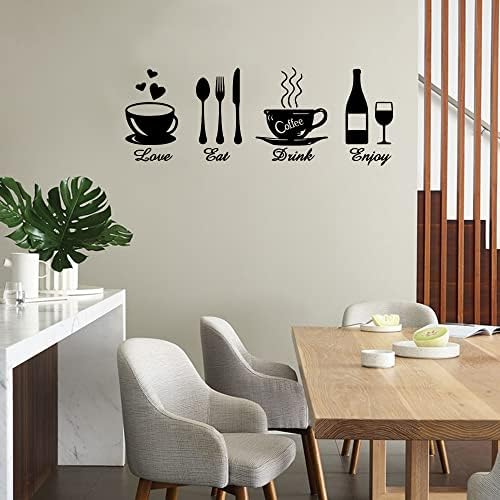 Eat Love Drink Enjoy Kitchen Essentials Wall Decal