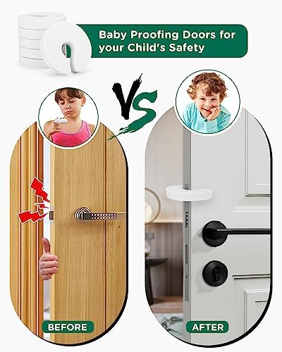 Pack of 6 Door Pinch Guards Child Proof Door Stopper Prevents Fingers Injury Safe for Baby Pets