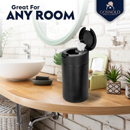 Extra Large Refillable Disinfecting Wipes Dispenser Black