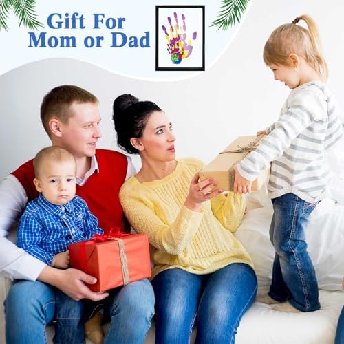 Suzile DIY Handprint Kit for Family Memories - Black Frame