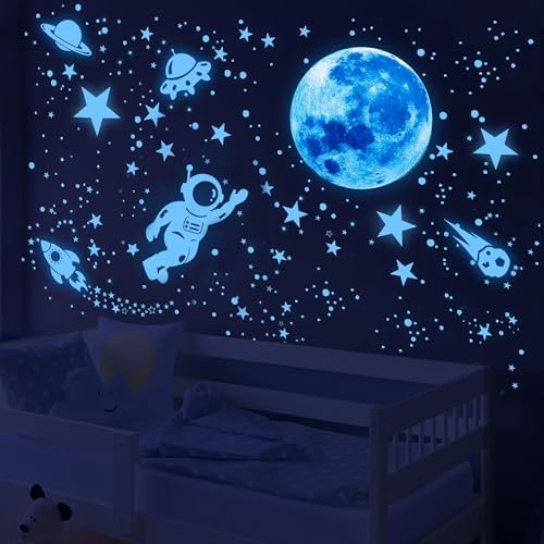 Glowing Stars for Kids Bedroom 530PCS Night Sky Wall Stickers