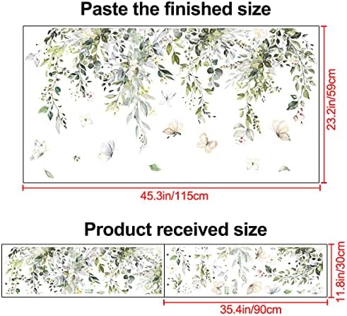 Amaonm 3D Rainforest Plants Wall Stickers