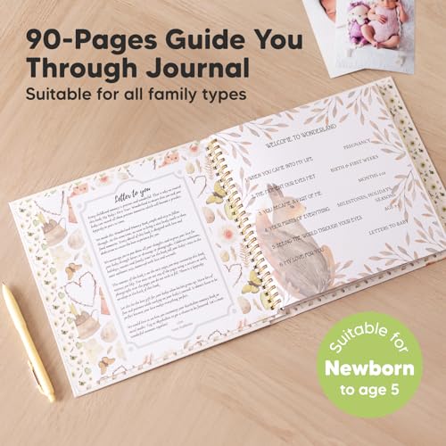 KeaBabies Hand Footprint Kit with Memory Book