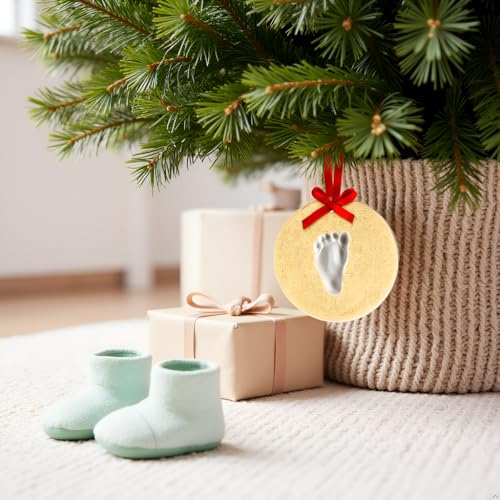 Babys First Christmas Gold Glitter Ornament Kit