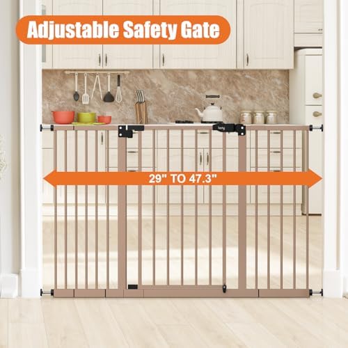 Keny Extra Wide Baby Gate for Stairs and Doors
