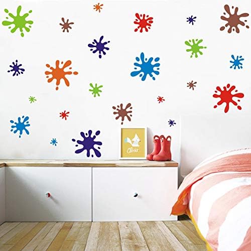 TOARTi Multicolor Paint Wall Decal 112pcs