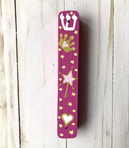 My First Tzedakah Box and Mezuzah Set Princess Design Baby Gift