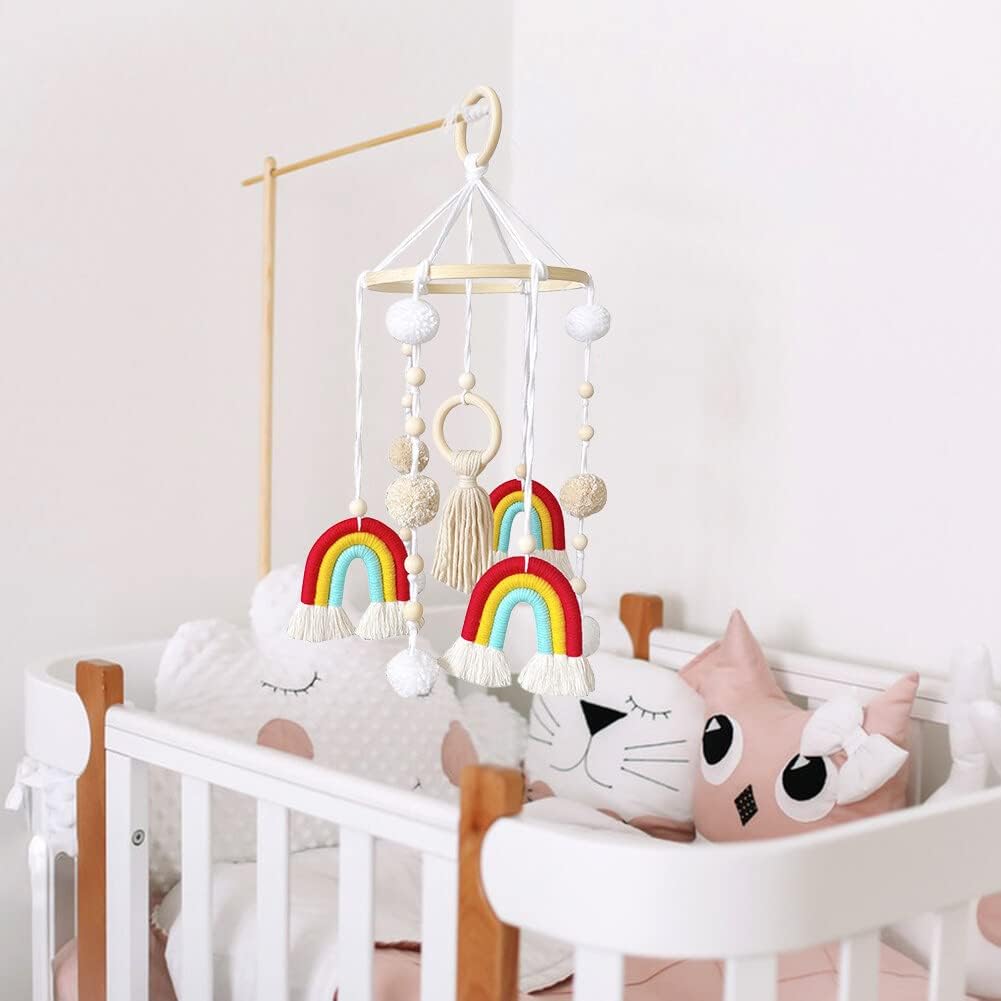 Eforcase Macrame Baby Mobile for Crib
