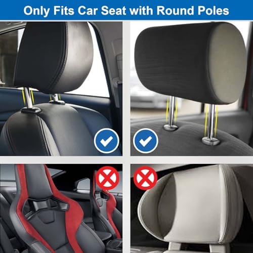 Spurtar Car Headrest Pillow for Kids with Adjustable Support