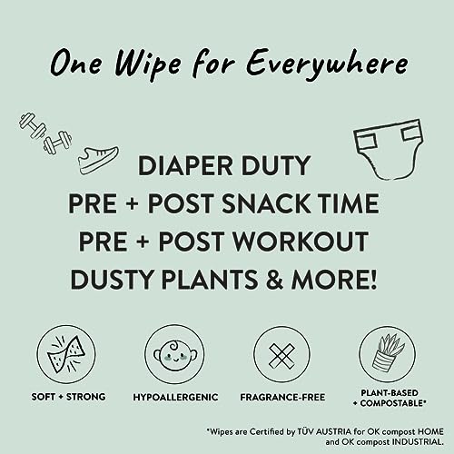 The Honest Company Multi-Use Wipes Hypoallergenic Unscented