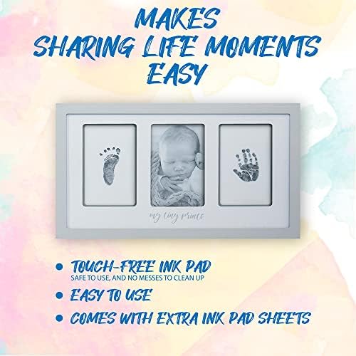 Felt Like Sharing Newborn Handprint and Footprint Kit - Keepsake Frame for Baby