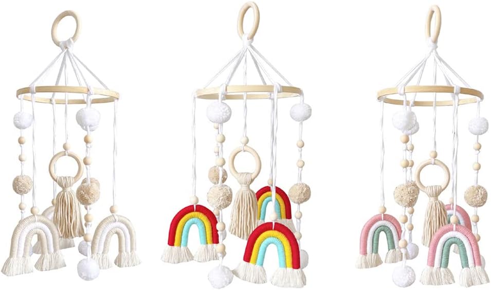 Eforcase Macrame Baby Mobile for Crib
