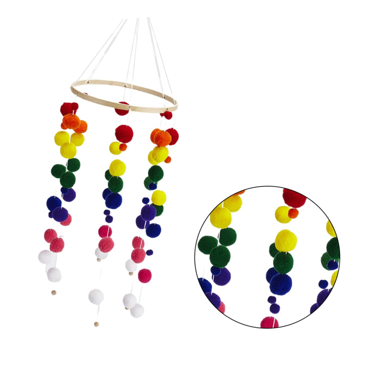 FAVOMOTO Hairball Wall Pendant for Home Decor