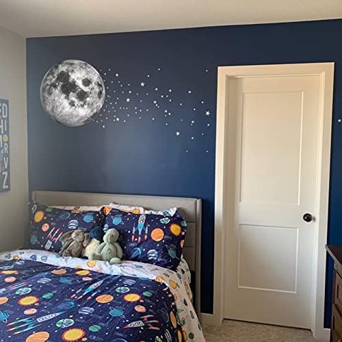 Moon Wall Sticker for Bedroom and Playroom Decor