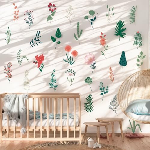Floral Wall Decals for Baby Nursery and Toddler Room