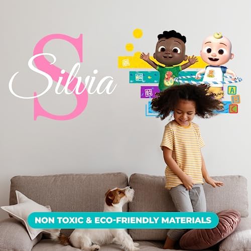 EGD CoComelon Wall Decor Custom Name Sticker