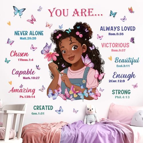 Wondever Black Girl Magic Wall Stickers