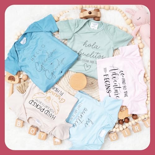 Baby Coming Soon Pregnancy Announcement Bodysuit for Grandparents