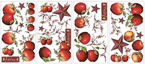 RoomMates RMK1570SCS Rustic Country Apples Peel and Stick Wall Decals 1