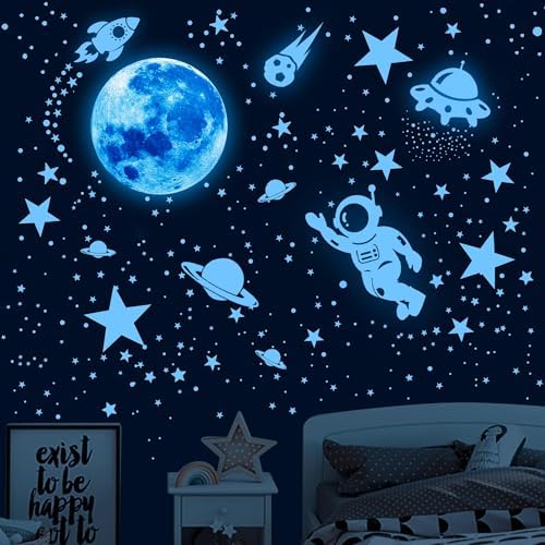 Glowing Stars for Kids Bedroom 530PCS Night Sky Wall Stickers
