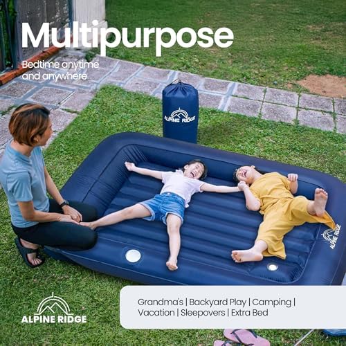 Alpine Ridge Toddler Travel Bed with 4-Sided Bumpers