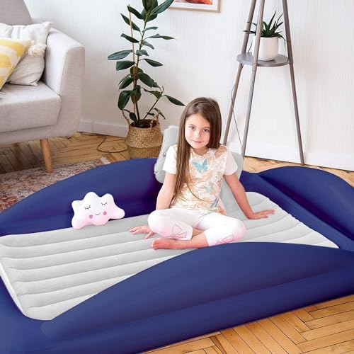 Sleepah Inflatable Toddler Travel Bed with Safety Rails and Carry Case