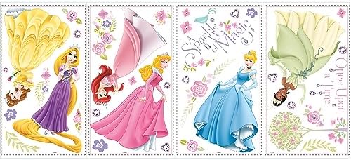 Disney Princess Glow Peel and Stick Wall Decals