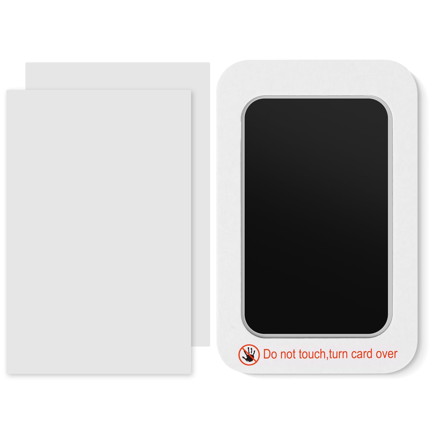 Inkless Baby Handprint Footprint Pad Black