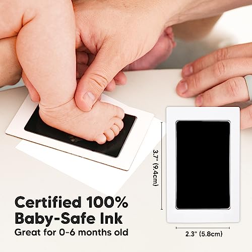 KeaBabies Inkless Handprint Footprint Keepsake Frame