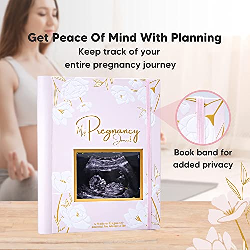 Personalized Baby Handprint Footprint Kit with Pregnancy Journal