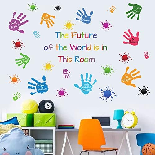 Colorful Inspirational Wall Decals for Kids Bedroom and Nursery Decor