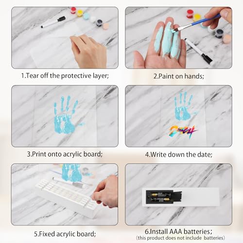 DIY Family Handprint Kit with Night Light