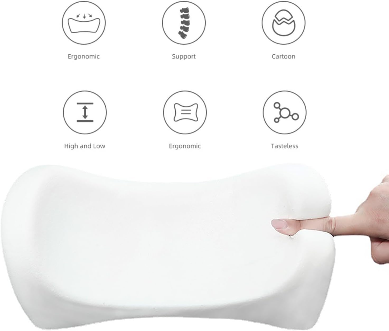 Kwaks Car Headrest Pillow - Adjustable Neck Support for Kids and Adults