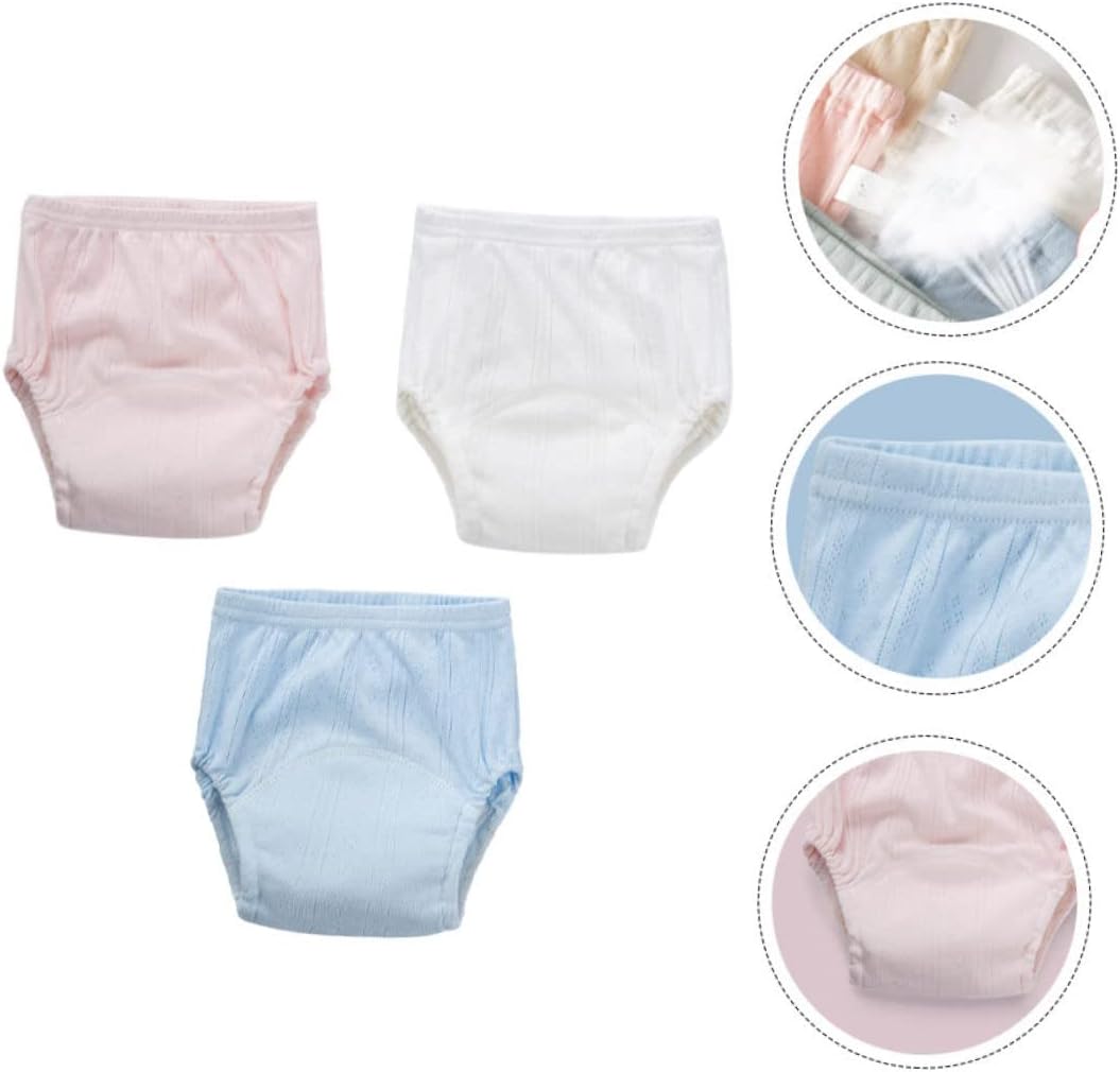 ORFOFE Cotton Training Pants for Baby 4-Layer Breathable Potty Training Underwear