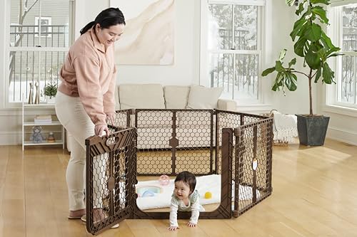 Regalo Super Wide Adjustable Baby Gate with Door