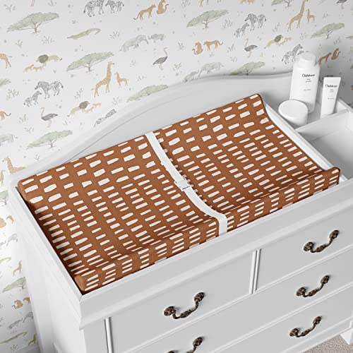 Sorrel Fern Baby Changing Pad Cover 2-Pack Safari Adventure