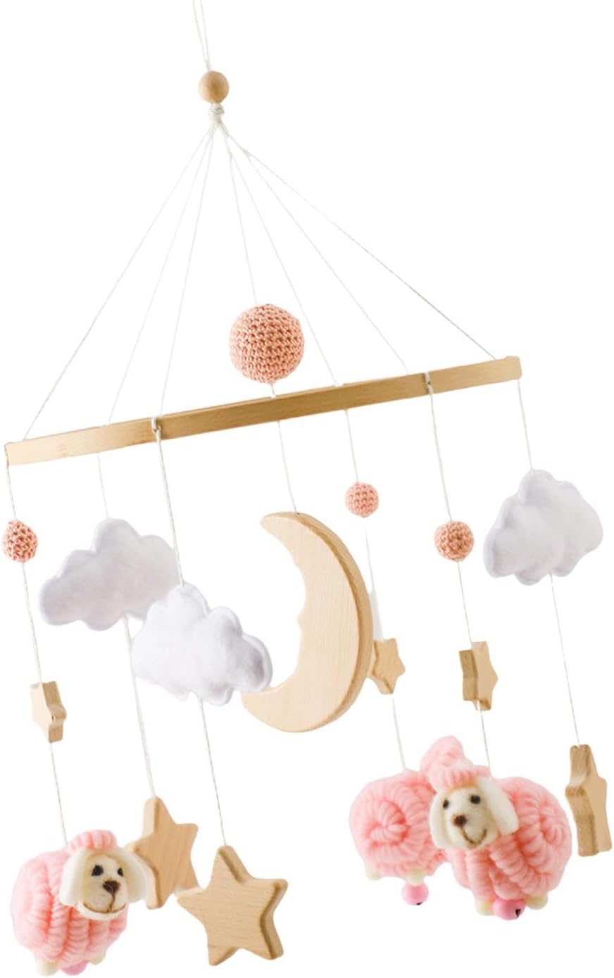 Generic Infant Nursery Mobile Hanging Decorative Toy Set for Baby Room