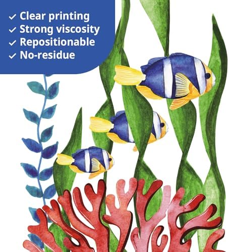 DECOWALL DS12-8078 Sea Animals Wall Stickers for Kids