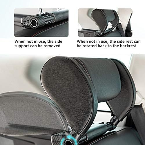Car Headrest Pillow with 180 Degree Adjustment for Kids and Adults