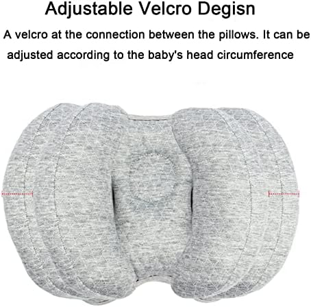 Yufiova Upgrade 2 in 1 Baby Travel Pillow - Banana Shape Adjustable Head Neck Support Car Seat Insert Pillow for Kids