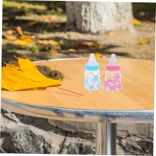 Cabilock 12pcs Mini Candy Boxes with Bow Bear Design for Baby Showers