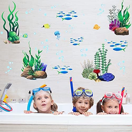 Zonon Under The Sea Wall Decals Coral Reef and Seaweed